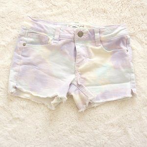 Tie Dye Denim Shorts
